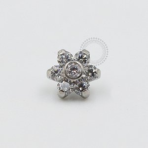 TN306 Topo Flor Zirconias Titanio ASTM F136