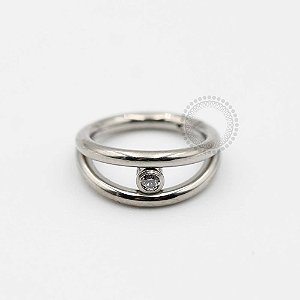 TN373 Segmento Duplo Solitario Titânio ASTM F136