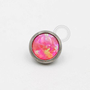 TN384 Topo Microdermal 1.6mm Opala Rosa Titânio ASTM F136