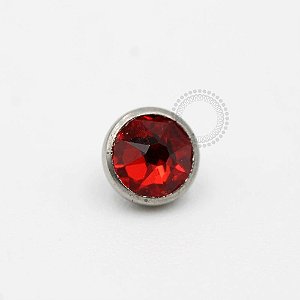 TN386 Topo Microdermal 1.6mm Vermelho Titânio ASTM F136