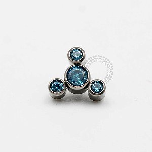 TN48 Topo Mini Helice CZ Titânio ASTM F136