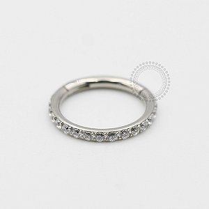 TN489 Segmento Aba Nasal 1.0mm Cravejado  Titânio ASTM F136