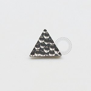 TN556 Topo Triangulo Martelado Titânio ASTM F136