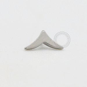 TN560 Topo  Calda Baleia Chapa Titânio ASTM F136