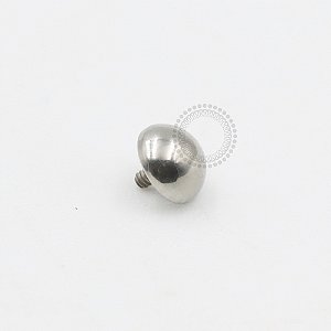 TN574 Topo Meia Esfera Titânio ASTM F136