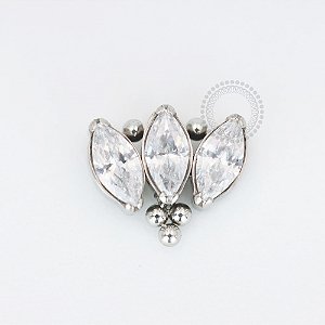 TN606 Topo 3 Navetes e Esferas Titânio ASTM F136