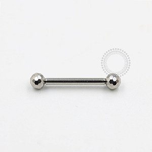 TN71 Barbell Esfera Texturizada 1.6mm Titânio ASTM F136