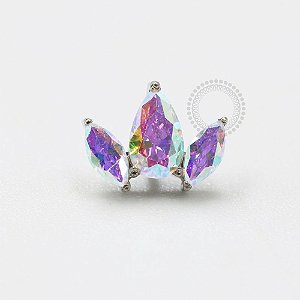 TN773 Topo 3 Pétalas Boreal Titânio ASTM F136