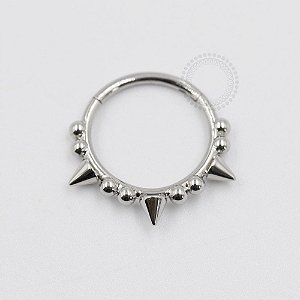 TN776 Segmento Esferas Três Spikes Titânio ASTM F136