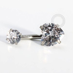 TN796 Navel Big Coração Zircônia Titânio ASTM F136