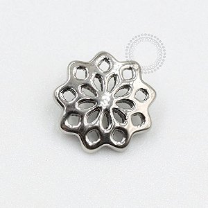 TN809 Topo Mandala Vazada Chapa Titânio ASTM F136