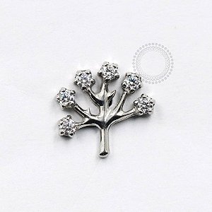 TN851 Topo Árvore da Vida Cravejado Titânio ASTM F136