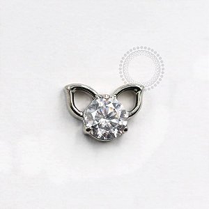 TN888 Topo Zirconia com Orelhinhas Titânio ASTM F136