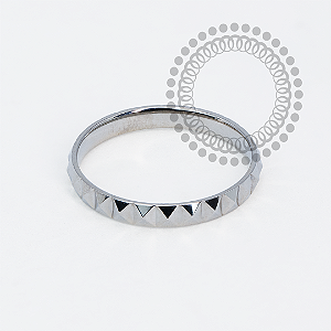 AN0003 Anel  Geometrico Titânio G2