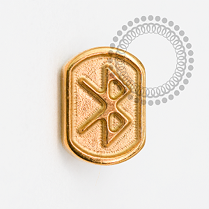 TN2026 Topo Bluetooth Titânio PVD Gold