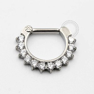 TN128 Segmento Clicker Septo CZ Titânio ASTM F136 (OUTLET)