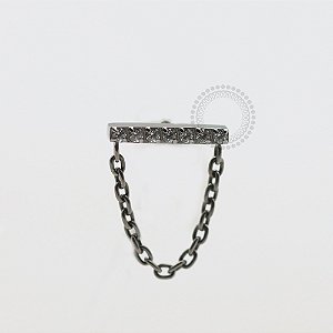 TN604 Topo Barra CZ Corrente Titanio ASTM F136