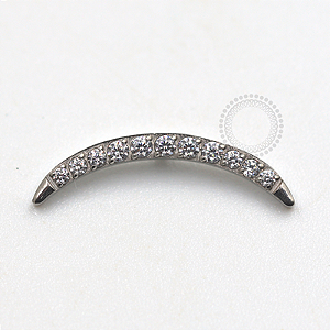 TN670 Topo Cluster Lua Fina CZ Titanio ASTM F136