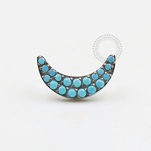 TN692 Topo Lua Turquesa Titanio ASTM F136