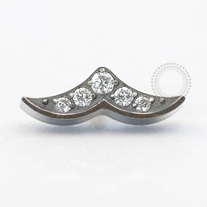 TN757 Topo Calda de Baleia CZ Titânio ASTM F136