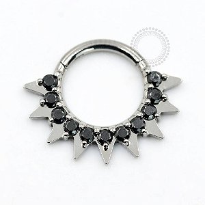 TN810 Segmento Nove Pontas Black Titânio ASTM F136