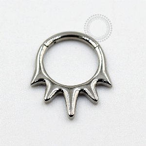 TN834 Segmento Liso 5 Pontas Titânio ASTM F136