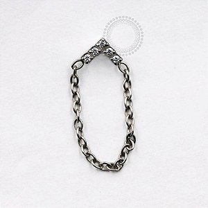 TN866 Topo V com Corrente Titânio ASTM F136