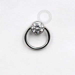 TN872 Topo Zirconia com Argola Titânio ASTM F136