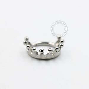 TN954 Segmento Liso Coroa Titânio ASTM F136