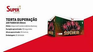 Torta Superação Efeito Leque 120 Tubos