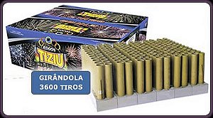Mega Show - Girândola 3600T 144 Tubos 1,5”