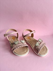 Sandália Bia Bella coração Nude