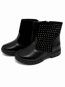 Bota feminina infantil Emilia Preto