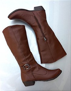 Bota feminina adulto cano alto