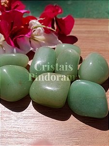 Cristal Quartzo Verde 100% Natural – Pedra de Cura e Equilíbrio Físico (30 mm)