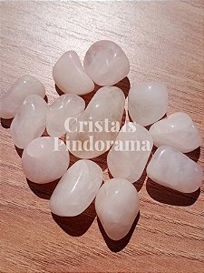 Cristal Quartzo Rosa 100% Natural – Pedra do Amor, Harmonia e Autoestima (20 mm)