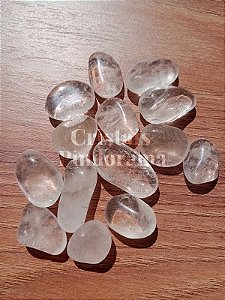 Cristal Quartzo Transparente 100% Natural – Cristal da Clareza e Amplificador Energético (20 mm)