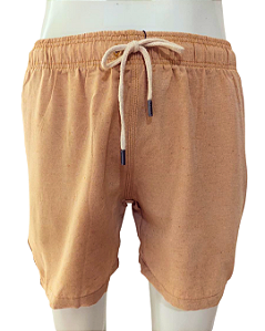 Shorts Linho Areia Masculino Confortável