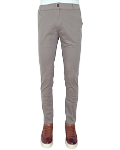 Calça Sarja Caqui Slim Fit Masculina
