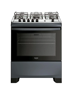 Fogão 5 Bocas Titanium com Mesa Inox Dako Supreme Bivolt