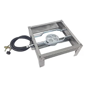 Fogareiro 1 Boca em aço inox