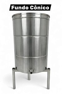 Tanque Reservatório Fundo Cônico para Líquidos em inox