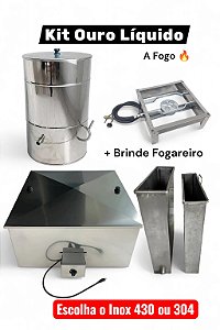 Kit Ouro Liquido Inox