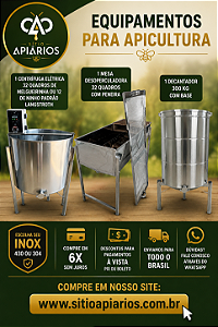 Kit Apicultura Casa do Mel em Inox