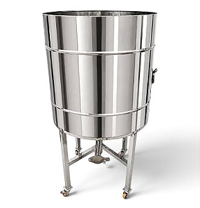 Decantador para Mel 300kg Fundo Cônico Invertido em Inox