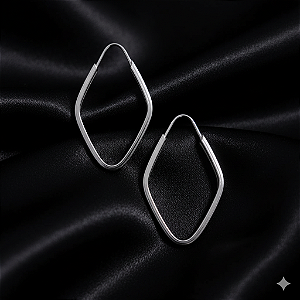 Brinco Feminino Losango