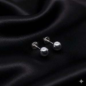 Brinco Bola Lisa Clássico