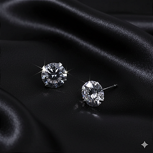 Brinco Ponto de Luz Redondo Pequeno