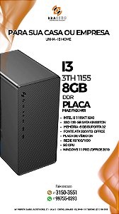 CPU INFOBRAS HOME INTEL i5 8GB SSD 256GB (TEMOS 2/3/4TH)