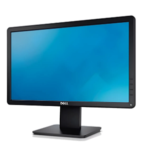 Monitor Dell 19” LCD HD Widescreen E1914HC – Conexão VGA, Preto